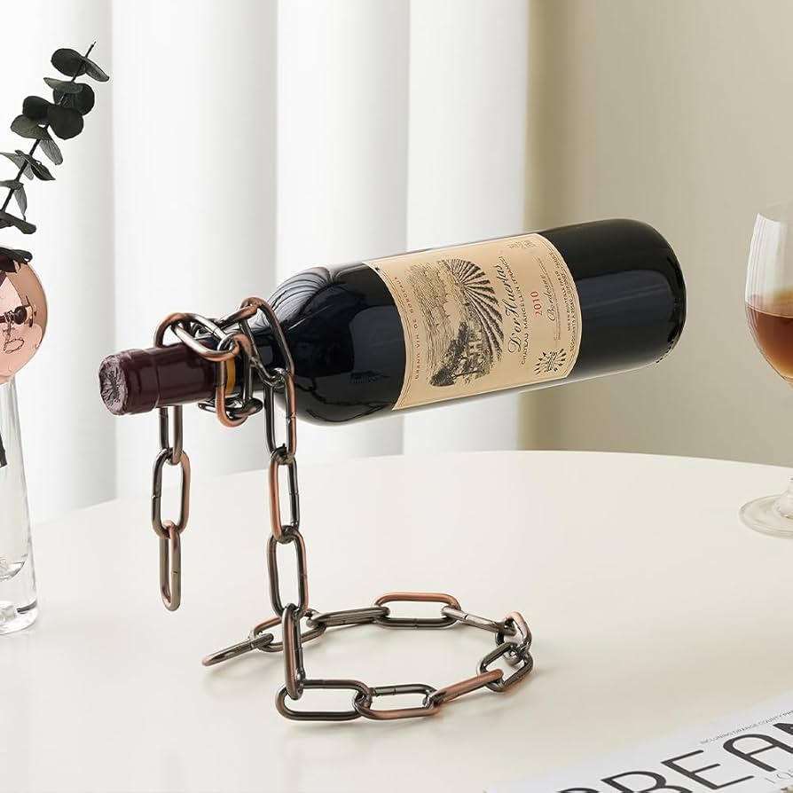 Magical Suspension Iron Chain Wine Rack