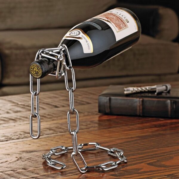 Magical Suspension Iron Chain Wine Rack